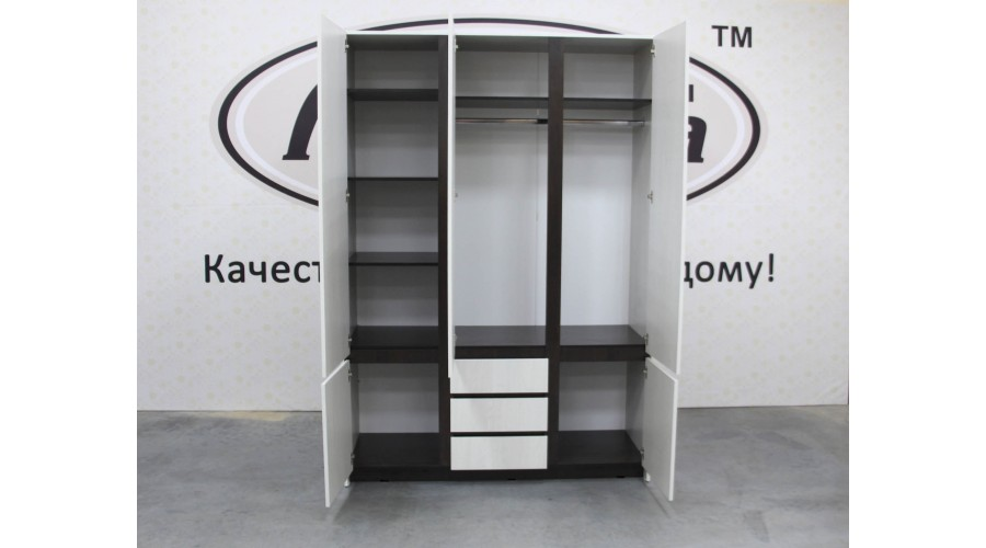 Шкаф 3-х створчатый Бостон, Анкор светлый 