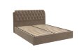 Кровать Белиста, серо-бежевый (вариант 2)  