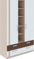 Шкаф трехсекционный Walker (Волкер) 