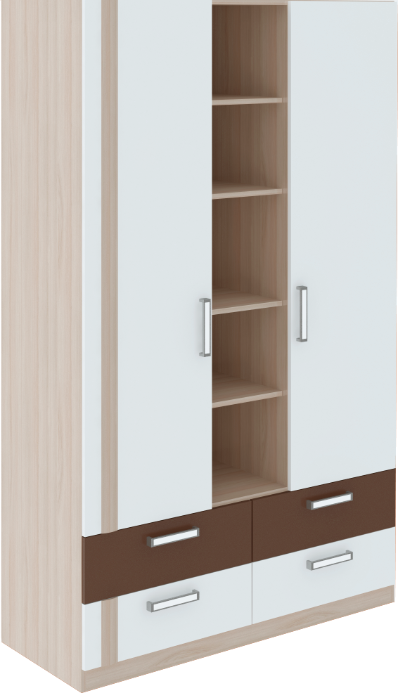 Шкаф трехсекционный Walker (Волкер) 