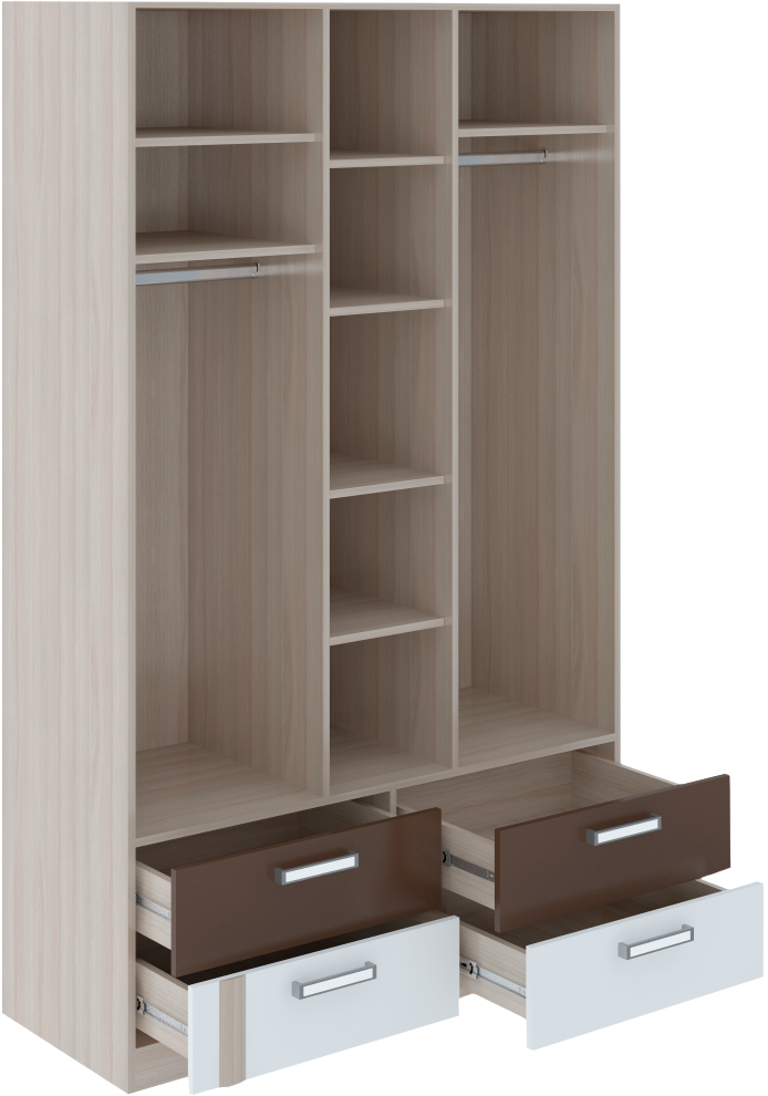 Шкаф трехсекционный Walker (Волкер) 