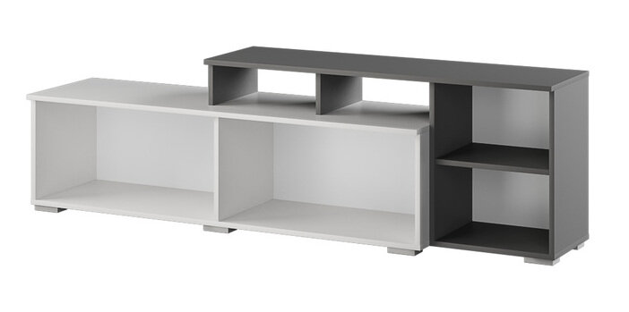 Тумба ТВ малая Альберо, графит 