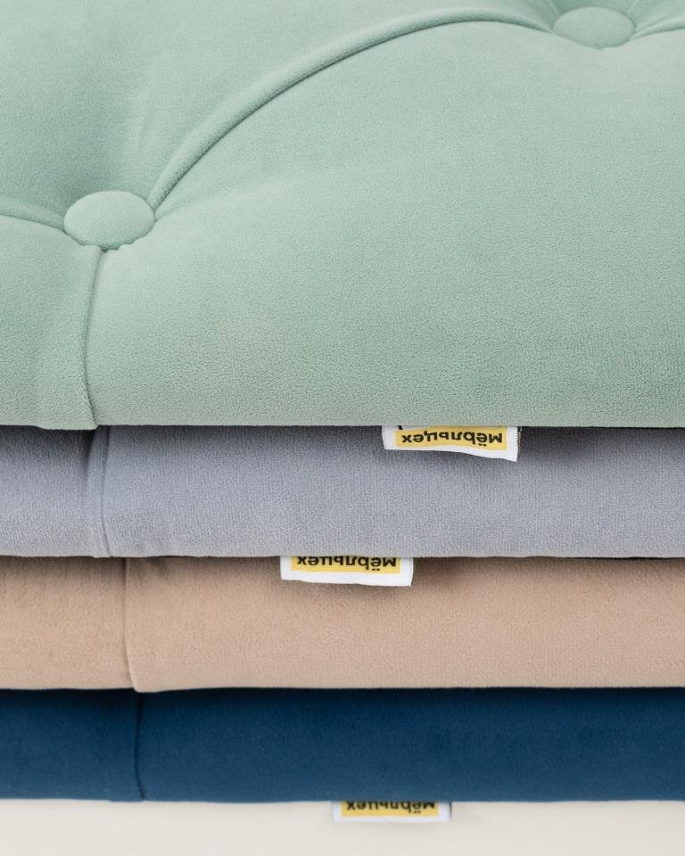 Тумба для обуви Лина, белый / синий 