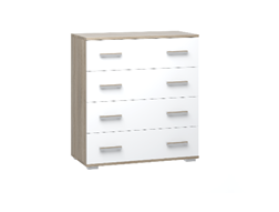 Комод №1 Сопрано, Сонома/Белый