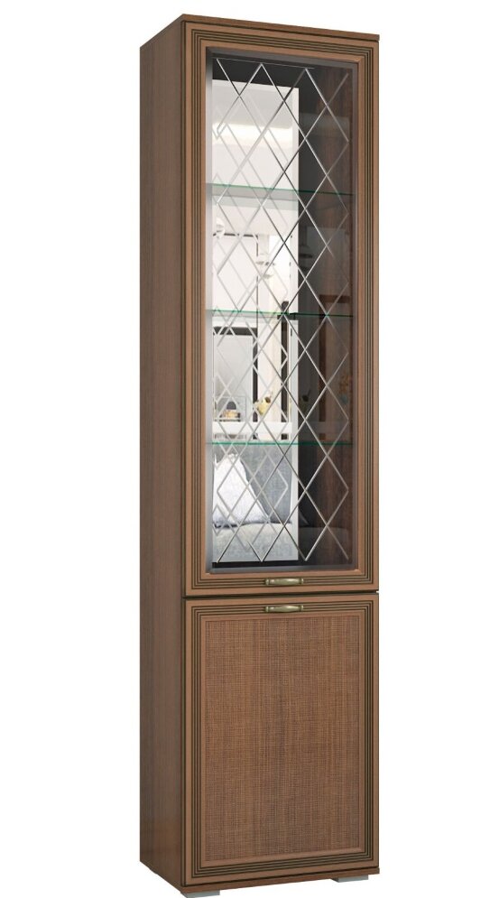 Пенал с витриной Ливорно ЛШ-4, орех донской 