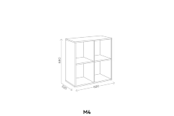 Стеллаж М4 Агата