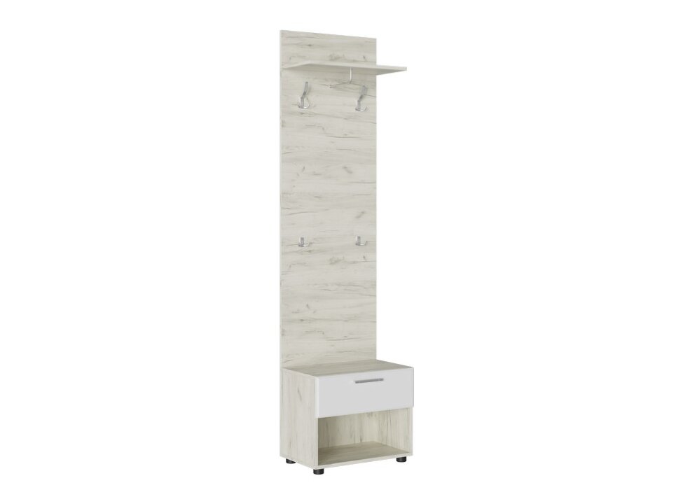 Модульная прихожая Сафари, крафт белый 