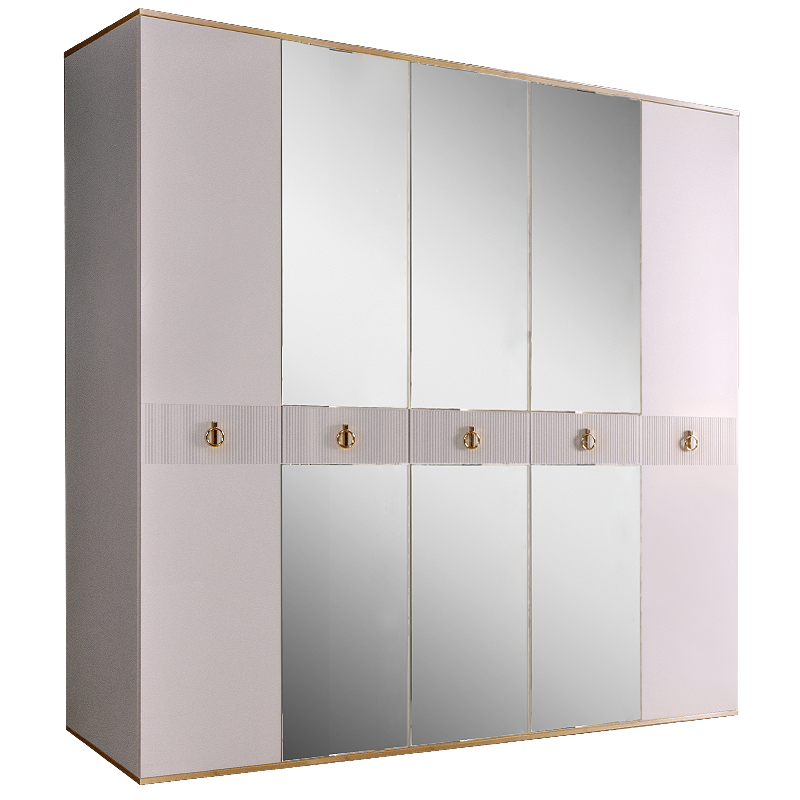 Шкаф 5 дверей РМШ1/5(s) (с зеркалом)  Rimini Solo 