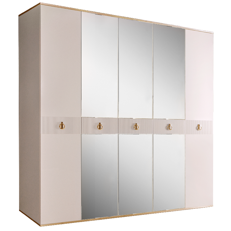 Шкаф 5 дверей РМШ1/5(s) (с зеркалом)  Rimini Solo 