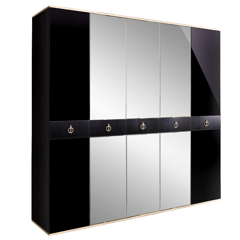 Шкаф 5 дверей РМШ1/5(s) (с зеркалом)  Rimini Solo 