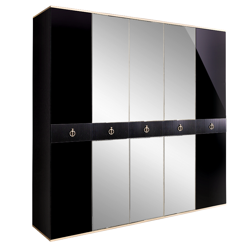 Шкаф 5 дверей РМШ1/5(s) (с зеркалом)  Rimini Solo 