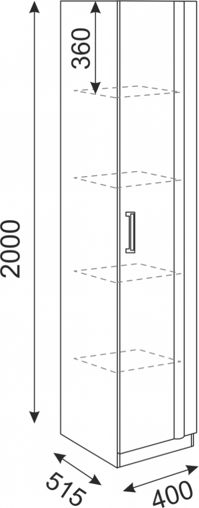 Пенал Walker (Волкер) 