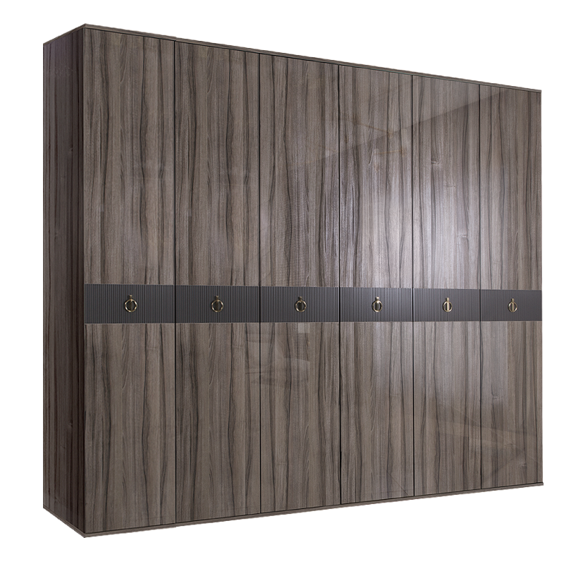 Шкаф 6 дверей РМШ2/6(s) (без зеркал) Rimini Solo 