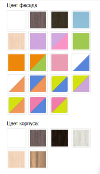 Двухъярусная кровать Юниор-1 Дуб + лайм