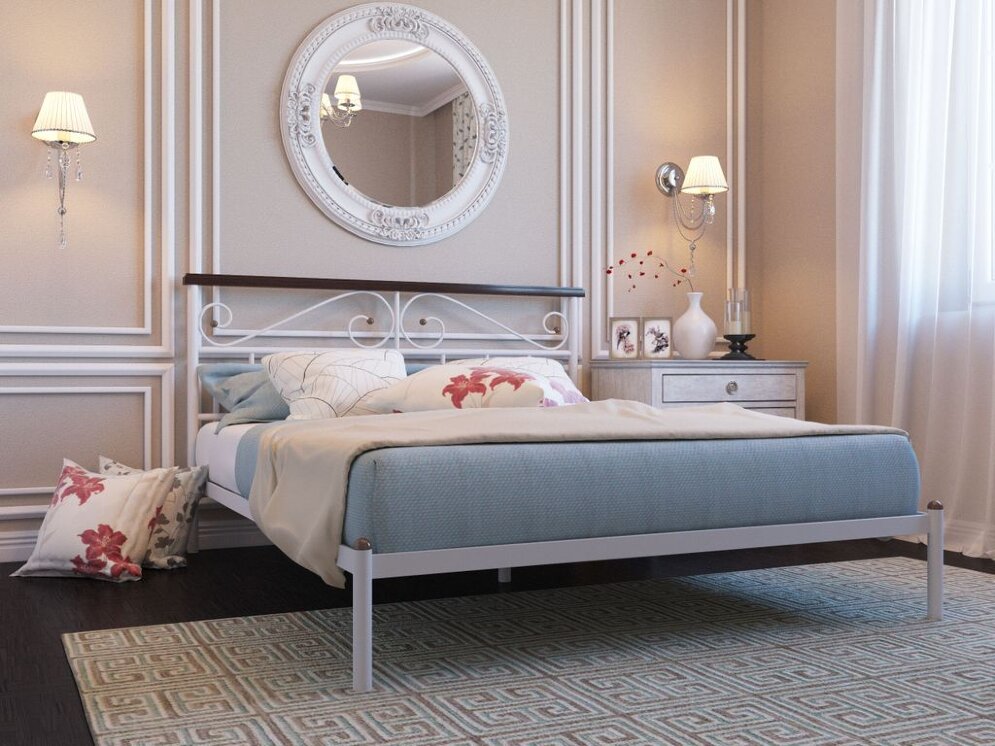 Кровать металлическая Эсмеральда 