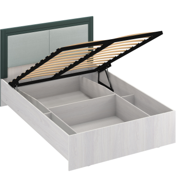 Кровать двуспальная Андрэа, Анкор светлый/Авокадо