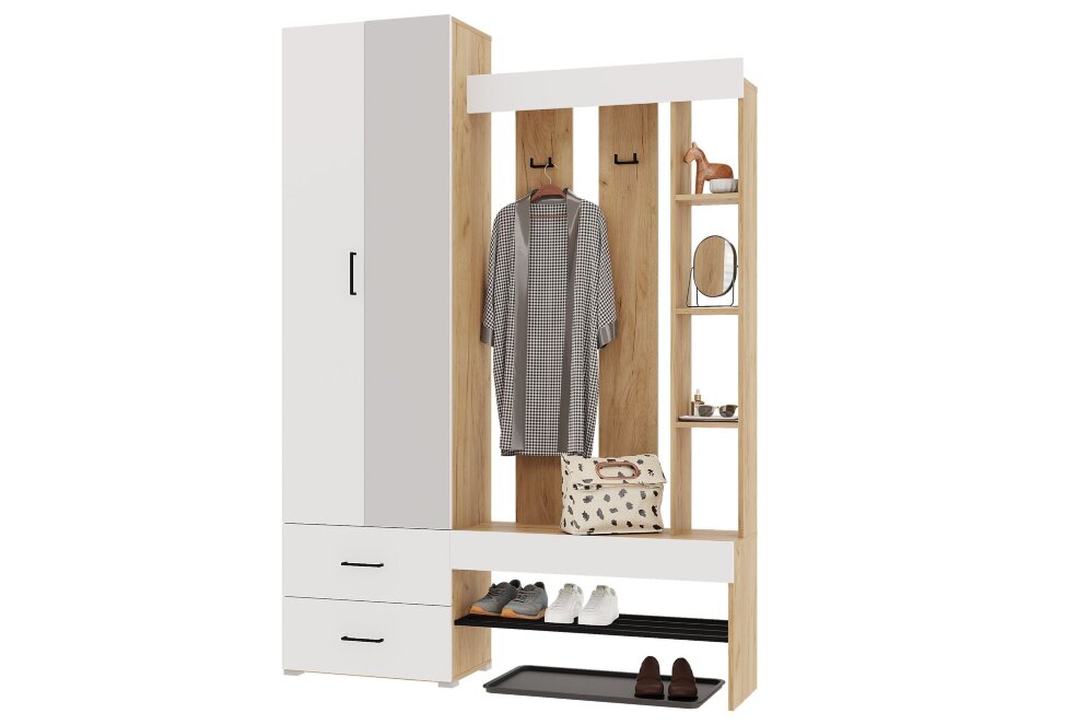 Прихожая Домино, белый 