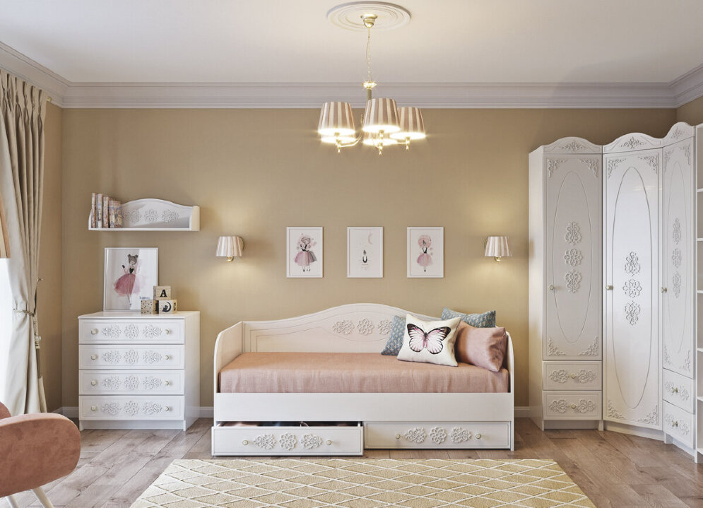 Кровать с ящиками Ki-Ki   