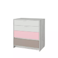 Комод Зефир, розовый 