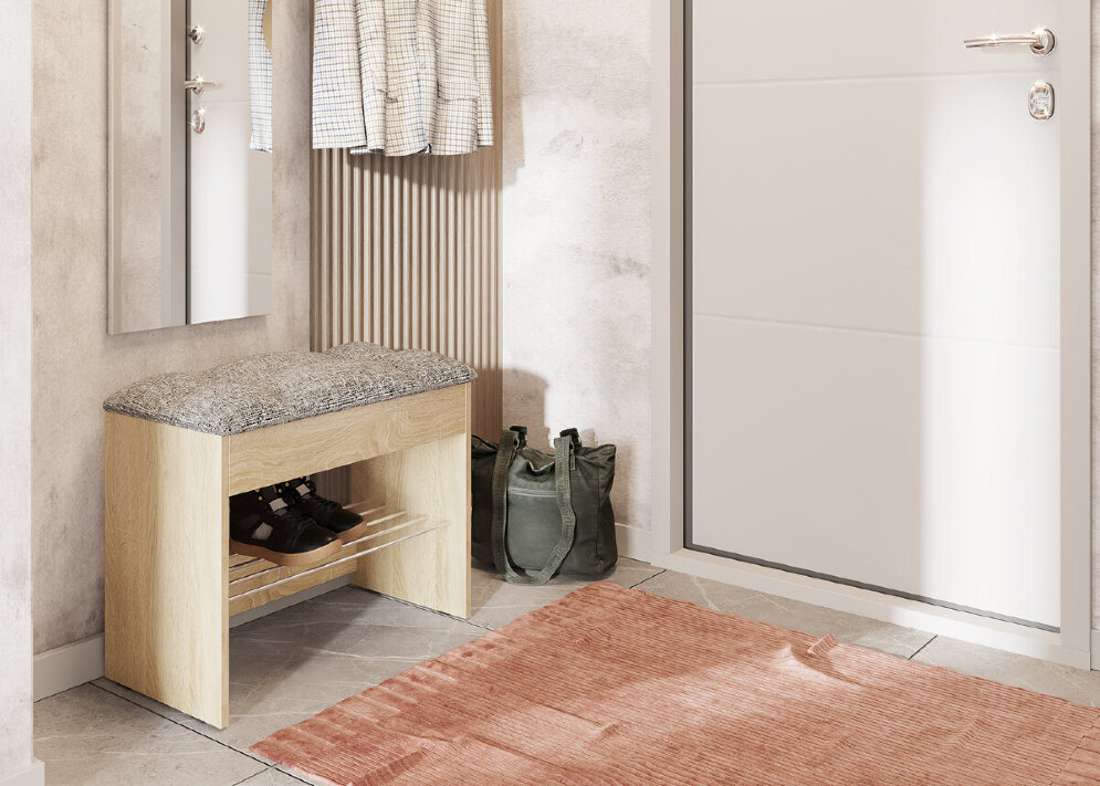 Тумба для обуви Лина, сонома 