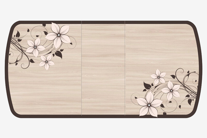 Стол раздвижной Бостон-3 Цветы (брифинг) 