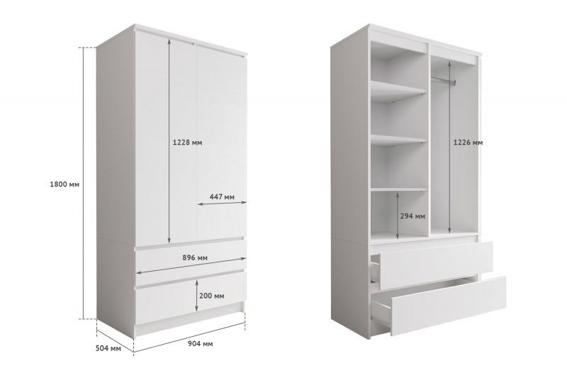 Шкаф Мори МШ 900.1 