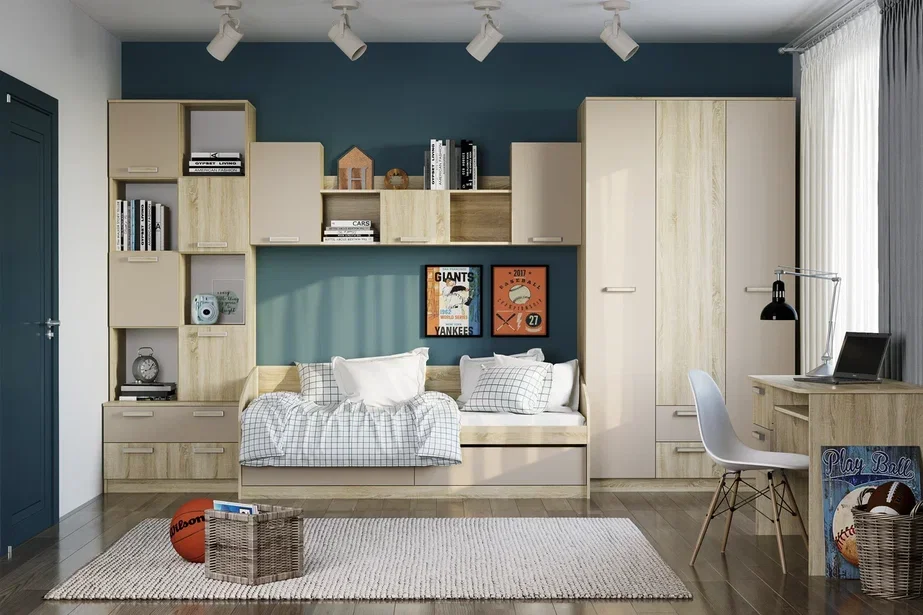 Шкаф комбинированный Акварель НМ 013.08-01 М1  