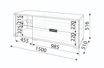 Тумба ТВ Мармарис