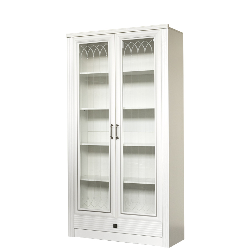 Шкаф для книг Орлеан, Ясень белый 