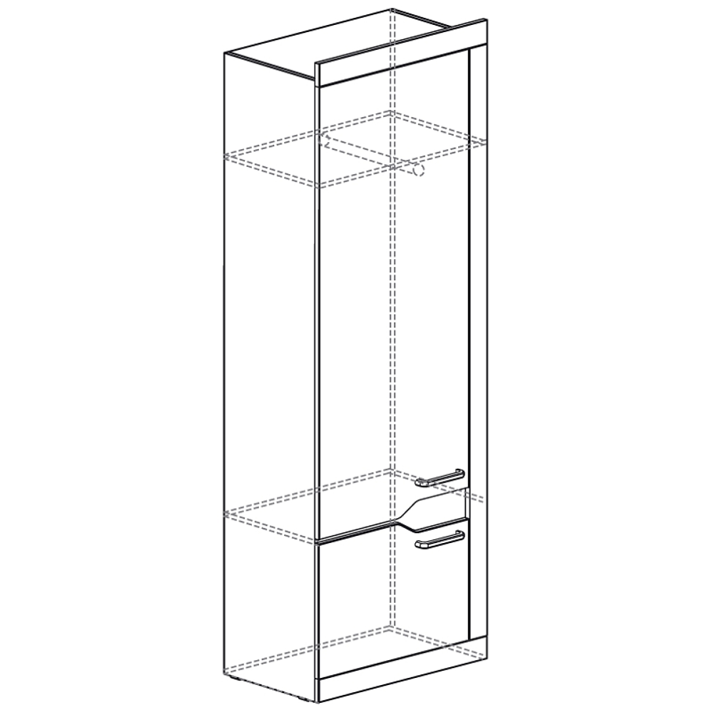 Шкаф-пенал для одежды Ронда №300 