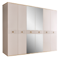 Шкаф 6 дверей РМШ1/6(s) (с зеркалами) Rimini Solo 