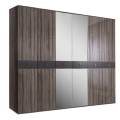 Шкаф 6 дверей РМШ1/6(s) (с зеркалами) Rimini Solo 