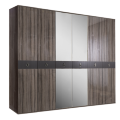 Шкаф 6 дверей РМШ1/6(s) (с зеркалами) Rimini Solo 