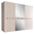 Шкаф 6 дверей РМШ1/6(s) (с зеркалами) Rimini Solo 