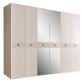 Шкаф 6 дверей РМШ1/6(s) (с зеркалами) Rimini Solo 