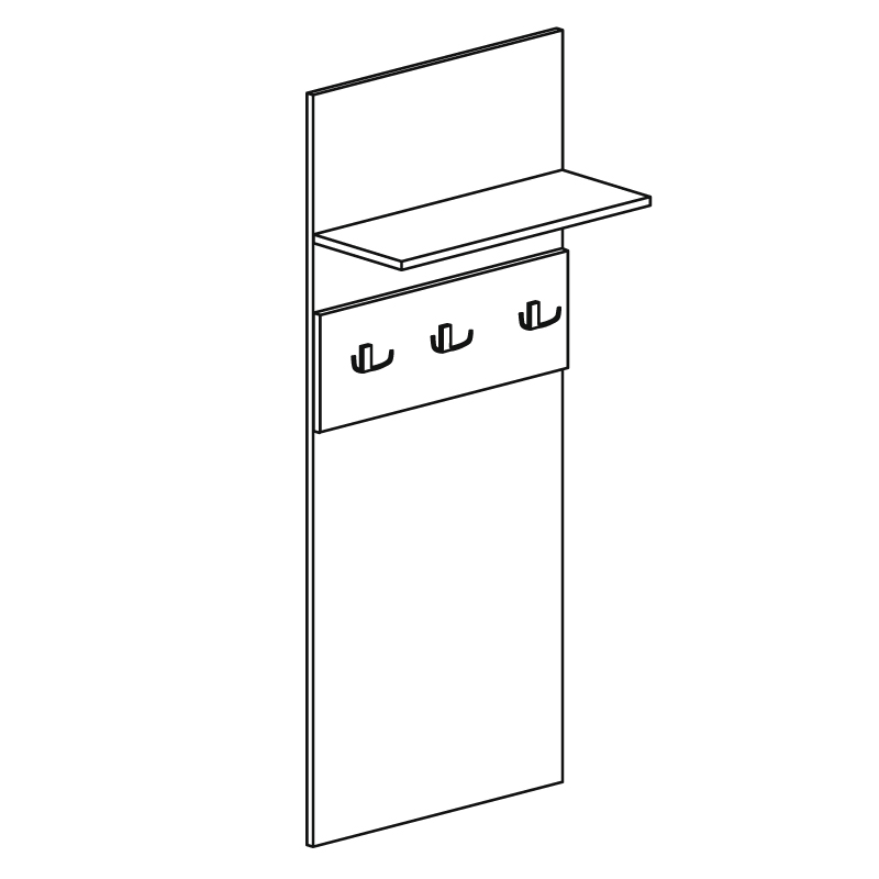 Панель-вешалка 205 (серия 3) 