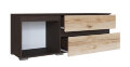 Тумба ТВ малая Плейона, венге/дуб делано 