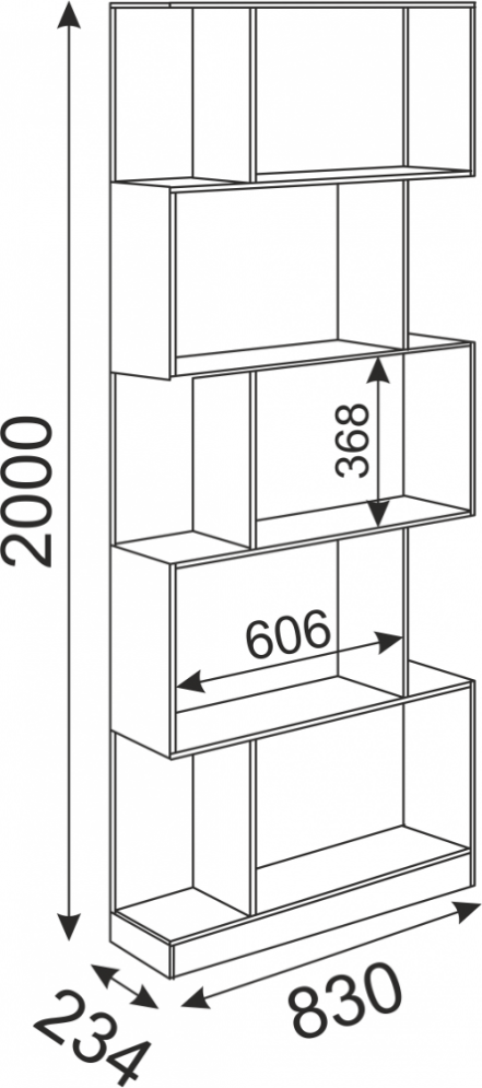Стеллаж Walker (Волкер) 