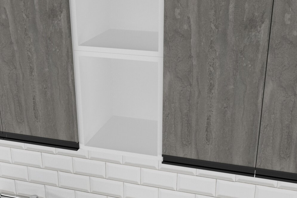 Кухонный гарнитур Ноктюрн нормал, 150 см 