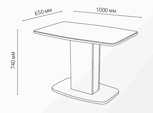 Стол обеденный Токио 12 