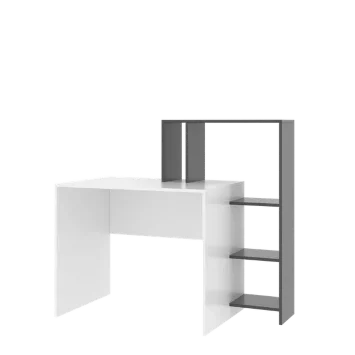 Стол-стеллаж Парус, белый/Графит