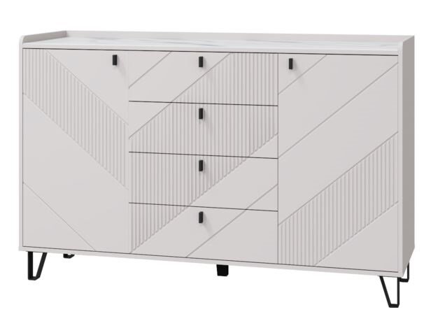 Комод с 2 дверками и 4 ящиками Кашемир 