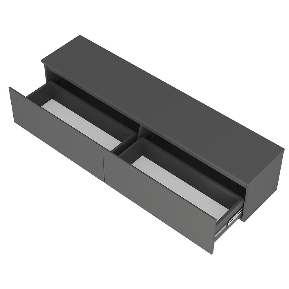 Шкаф навесной Симпл, Графит 