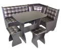 Кухонный уголок Аленка-17 (комплект со столом и табуретами)  