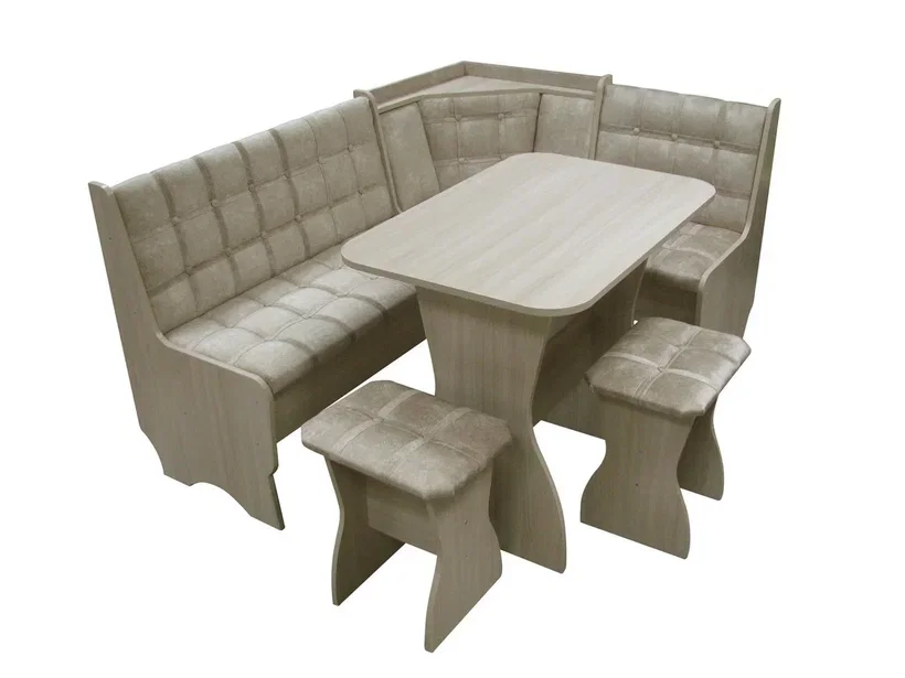 Кухонный уголок Аленка-17 (комплект со столом и табуретами)  