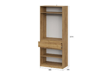 Шкаф двустворчатый с ящиком Авиньон