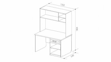 Стол письменный Юниор-7 (Прованс)