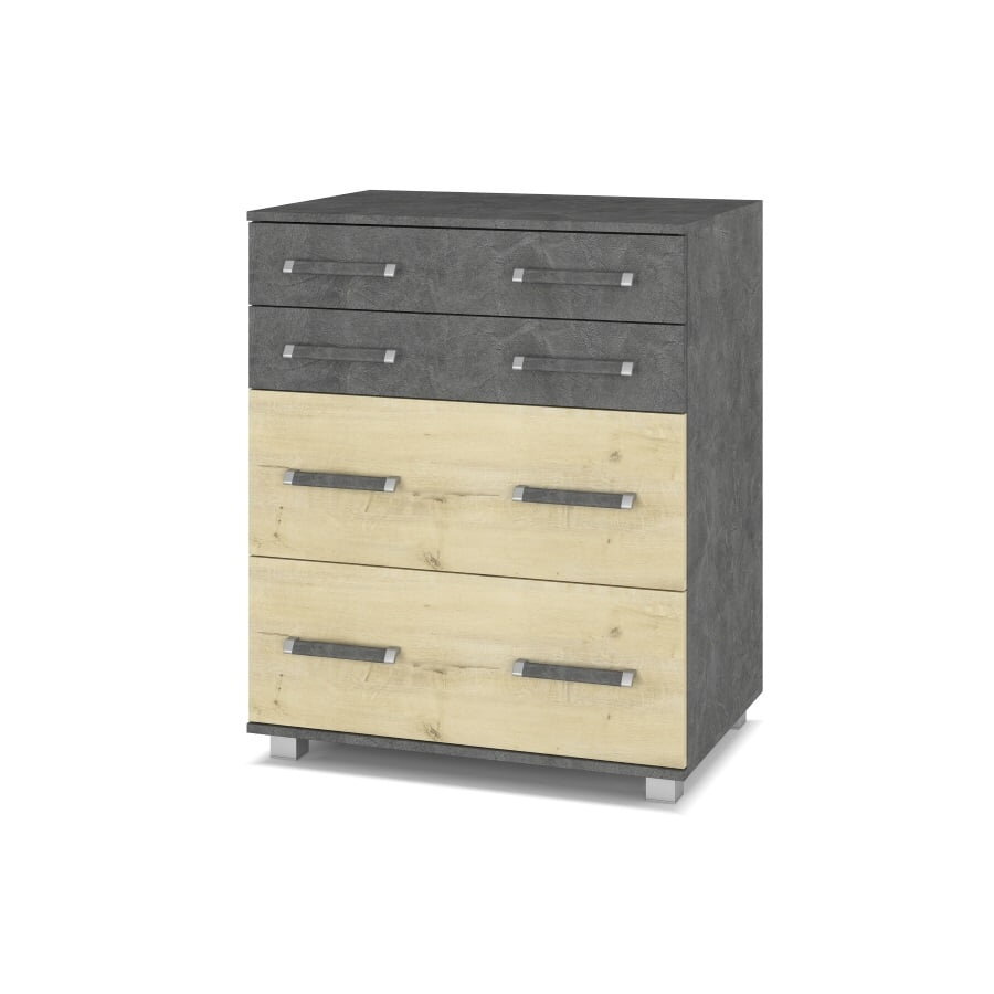 Комод Виора, Камень темный/Ирландский дуб 