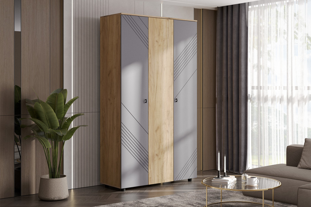 Шкаф трехстворчатый Байкал 