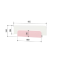 Бортик защитный Зефир, розовый 